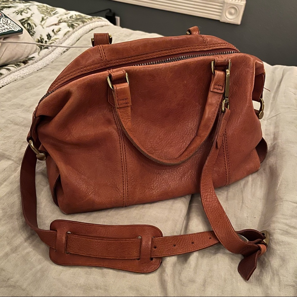Madewell Kensington Leather Satchel - Picture 1 of 6